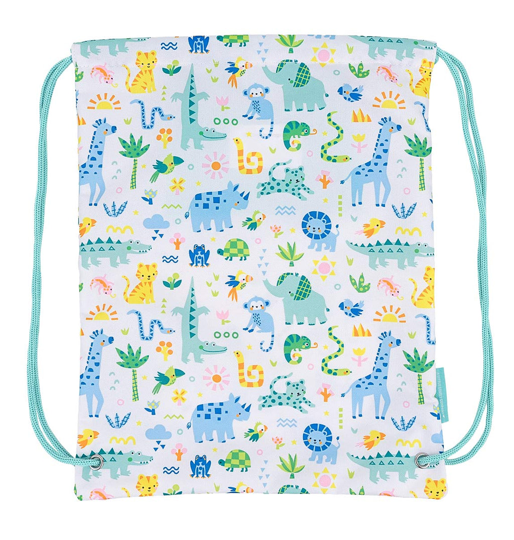 Sac à cordons enfant - Jungle – vue 3 – A Little Lovely Company