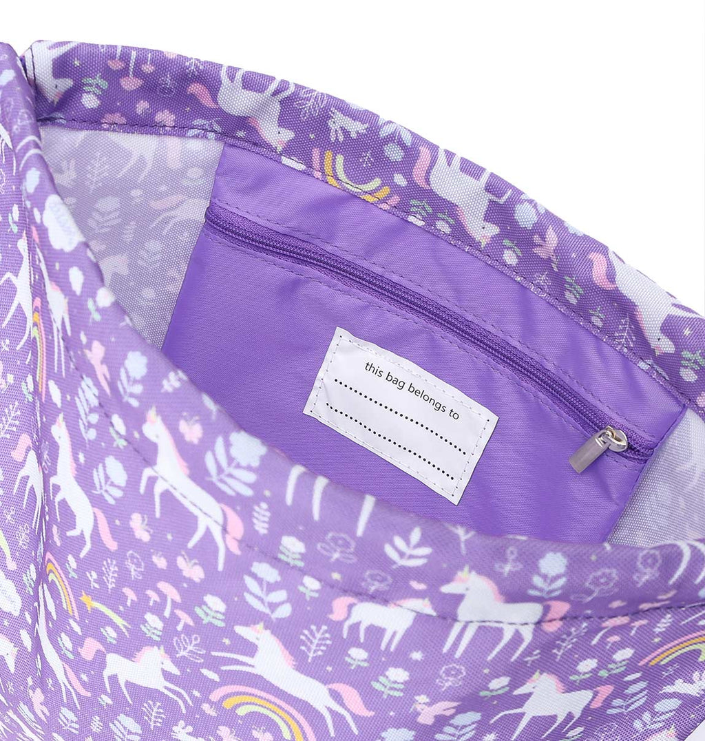 Sac à cordons enfant - Unicorn Dreams – vue 5 – A Little Lovely Company