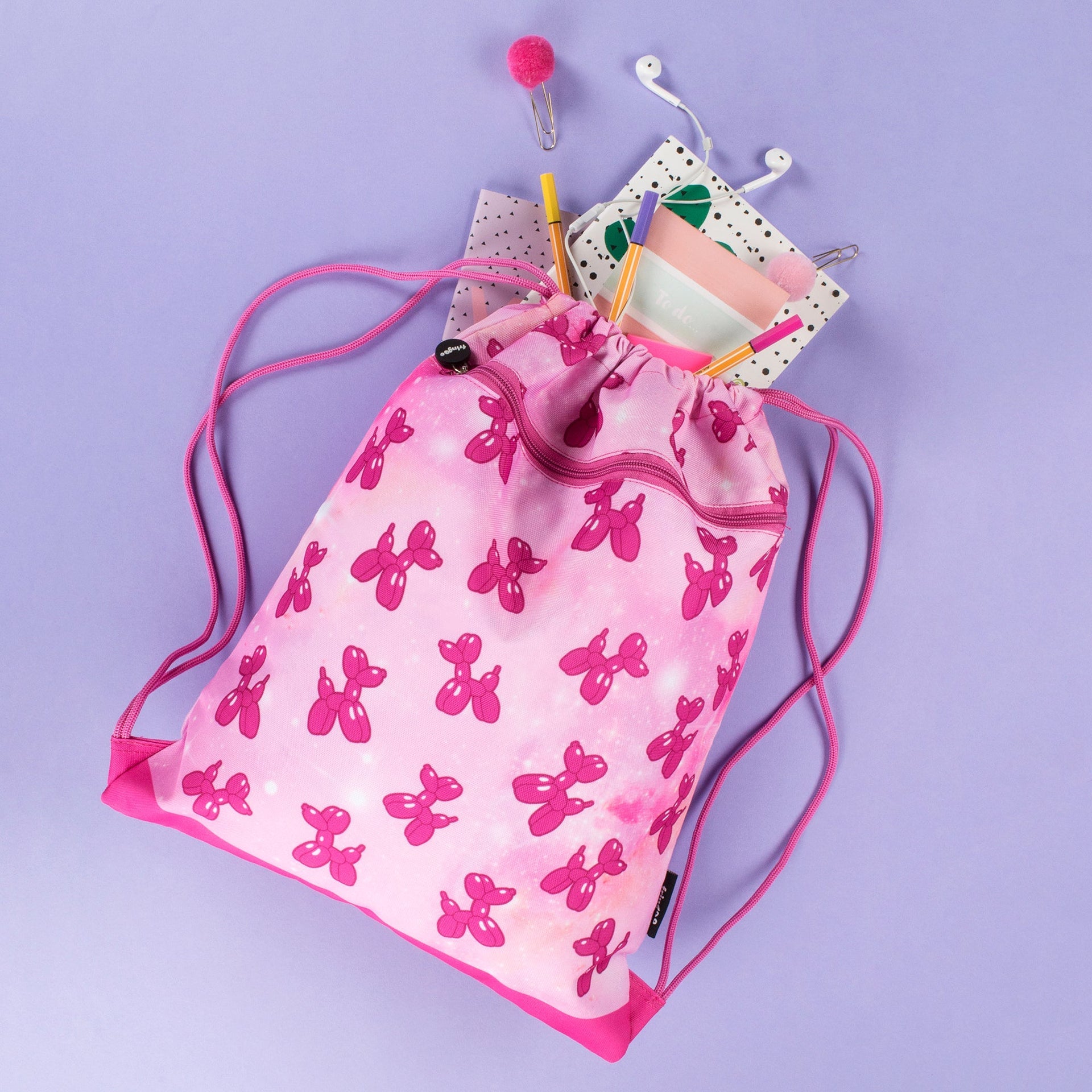 Sac à cordon – chien Balloon