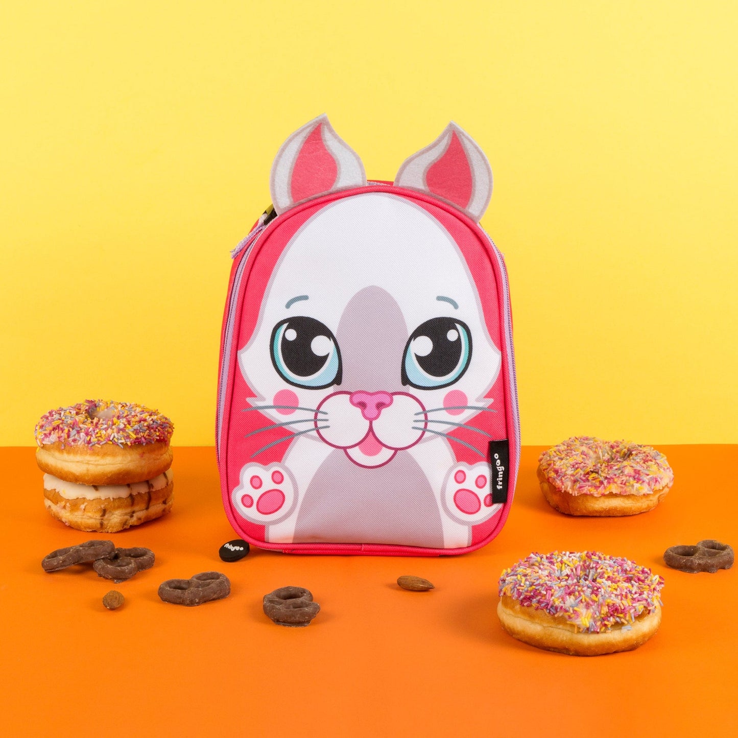 Sac repas – rose chat