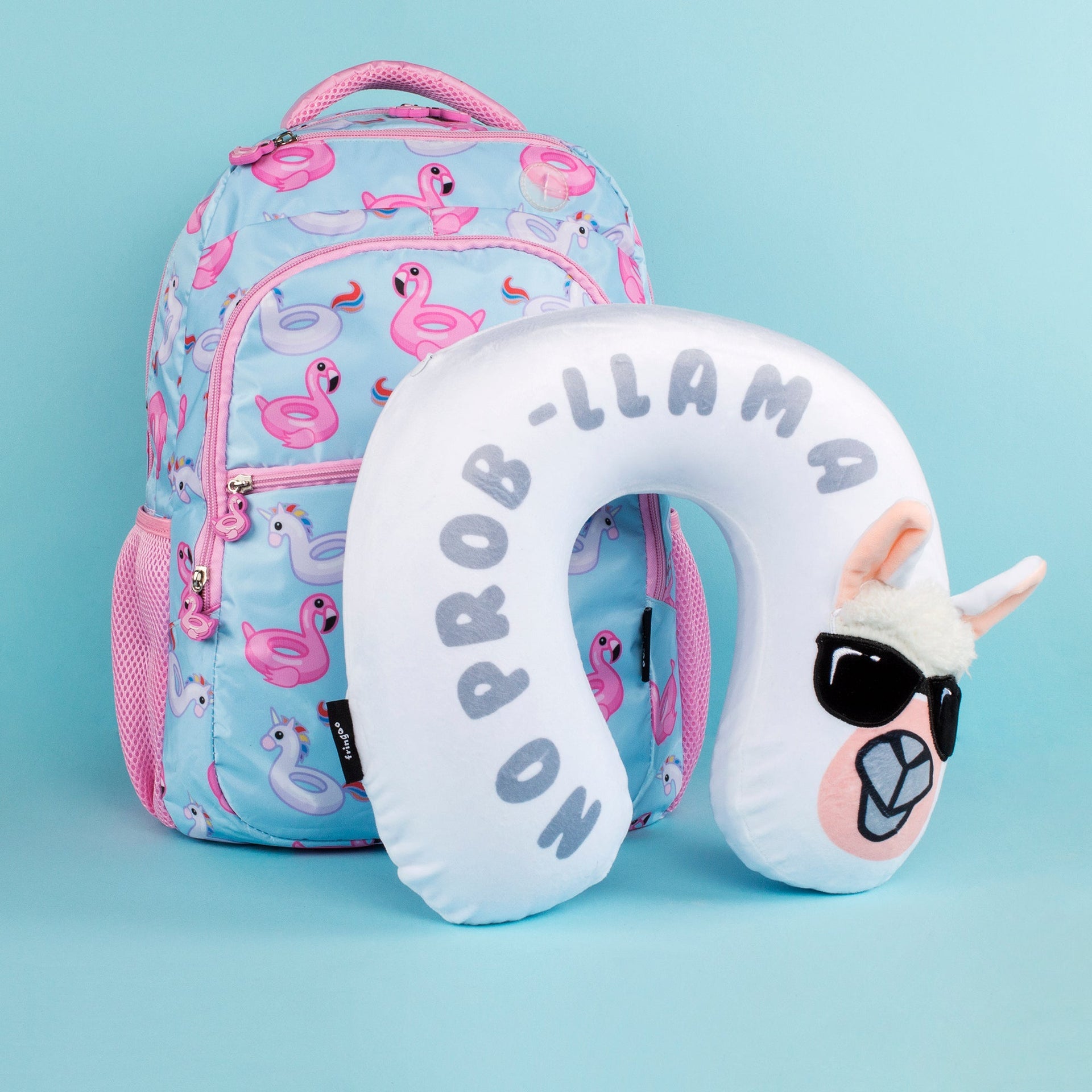 Oreiller de voyage gonflable – Noprob-Llama