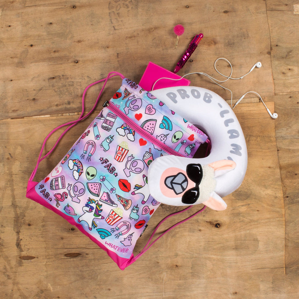 Oreiller de voyage gonflable – Noprob-Llama