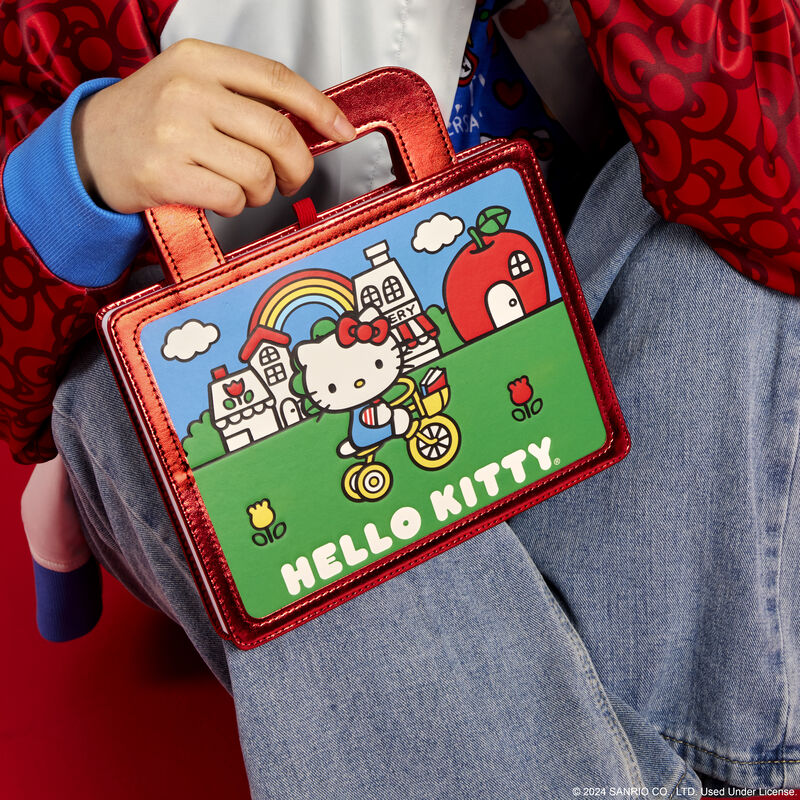 sanrio hello kitty 50th anniversary metallic lunchbox stationery journal 