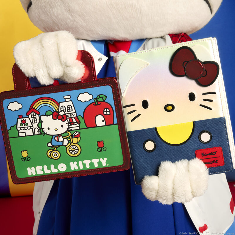 sanrio hello kitty 50th anniversary metallic lunchbox stationery journal 