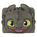 DRAGONS Krokmou "Cosplay" Portefeuille LoungeFly How to Train Your Dragon Toothless Cosplay Zip Around Wallet