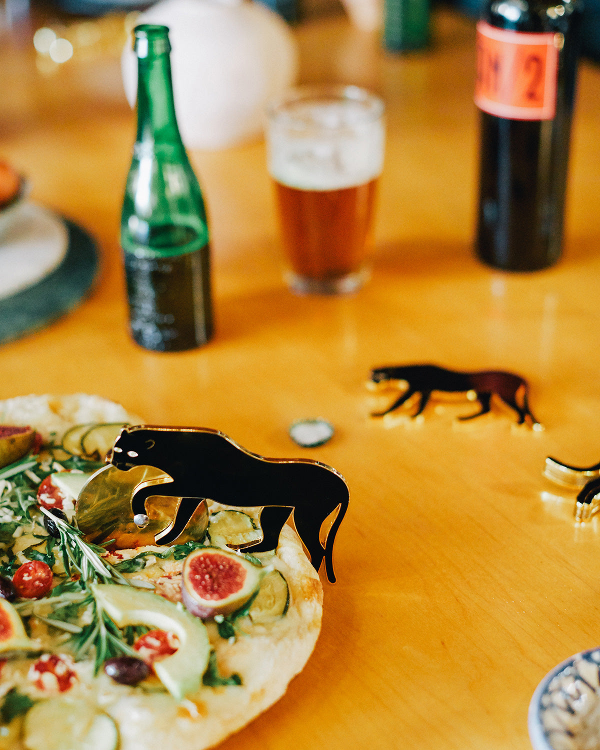 Coupe-pizza "Savanna" Panthère
