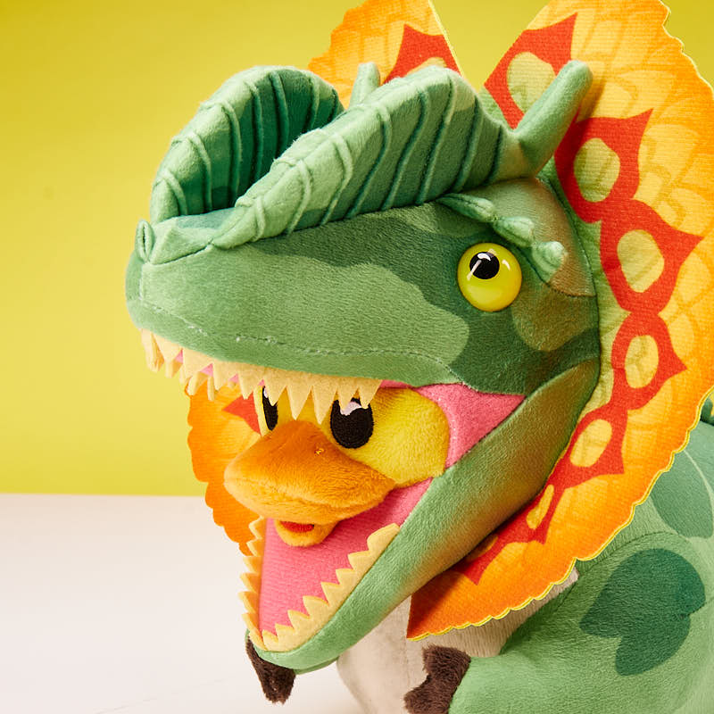 Canard Dilophosaure TUBBZ (Plushie) - vue 5