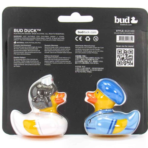 Mini Canard Doc & Nurse Bud Duck CoinCaillerie