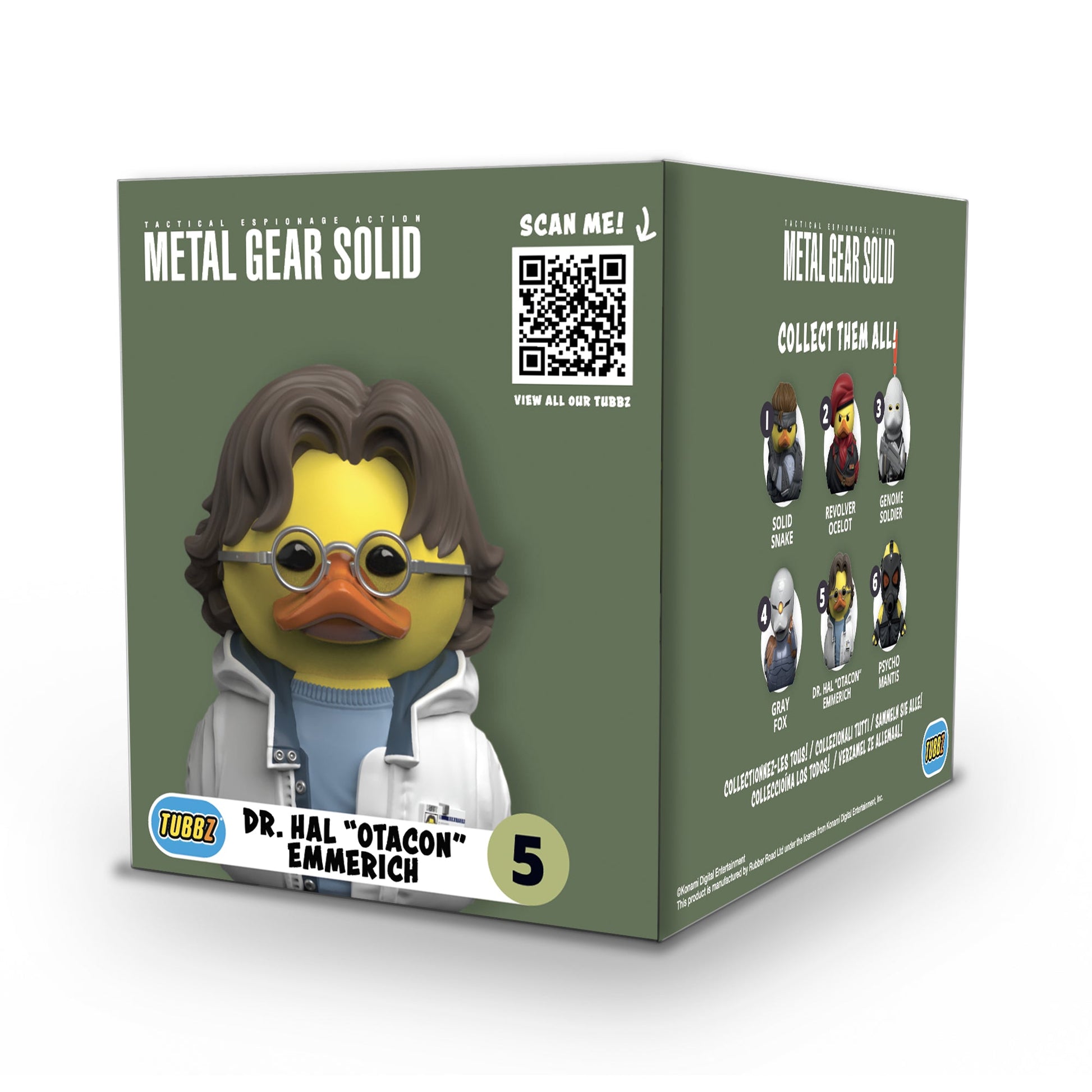 Canard Dr. Hal “Otacon” Emmerich (Boxed Edition) TUBBZ CoinCaillerie