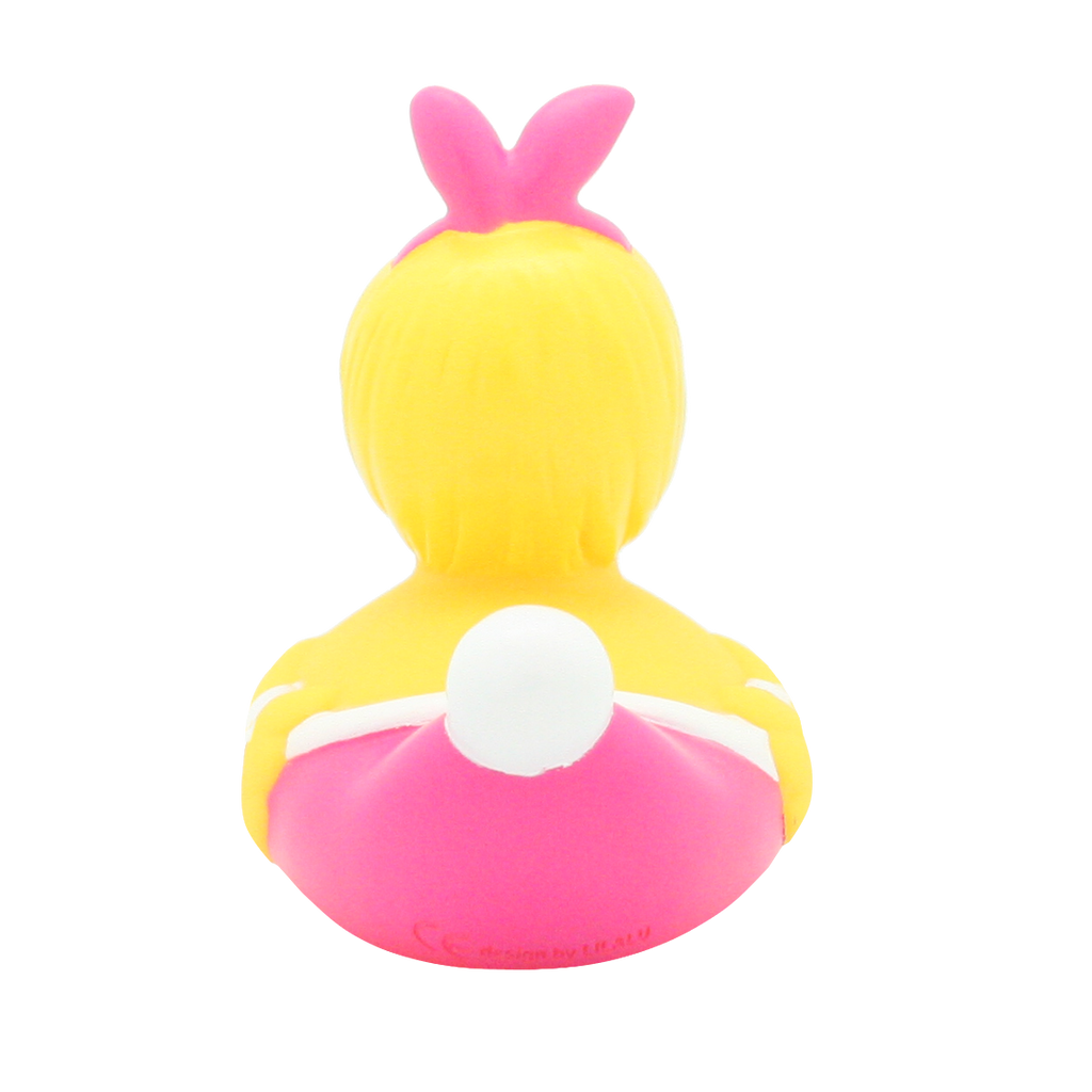 Rosa Pin-Up-Ente
