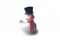 Pato muñeco de nieve