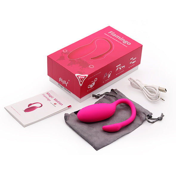 flamingo vibrating bullet pink magic motion 
