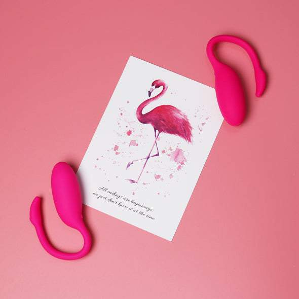 flamingo vibrating bullet pink magic motion 