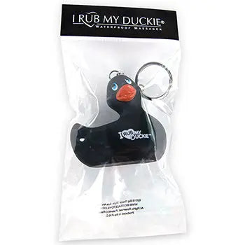 Porte-clés Canard Noir "I Rub My Duckie" Big Teaze Toys  CoinCaillerie