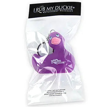 porte cles canard i rub my duckie violet big teaze toys 