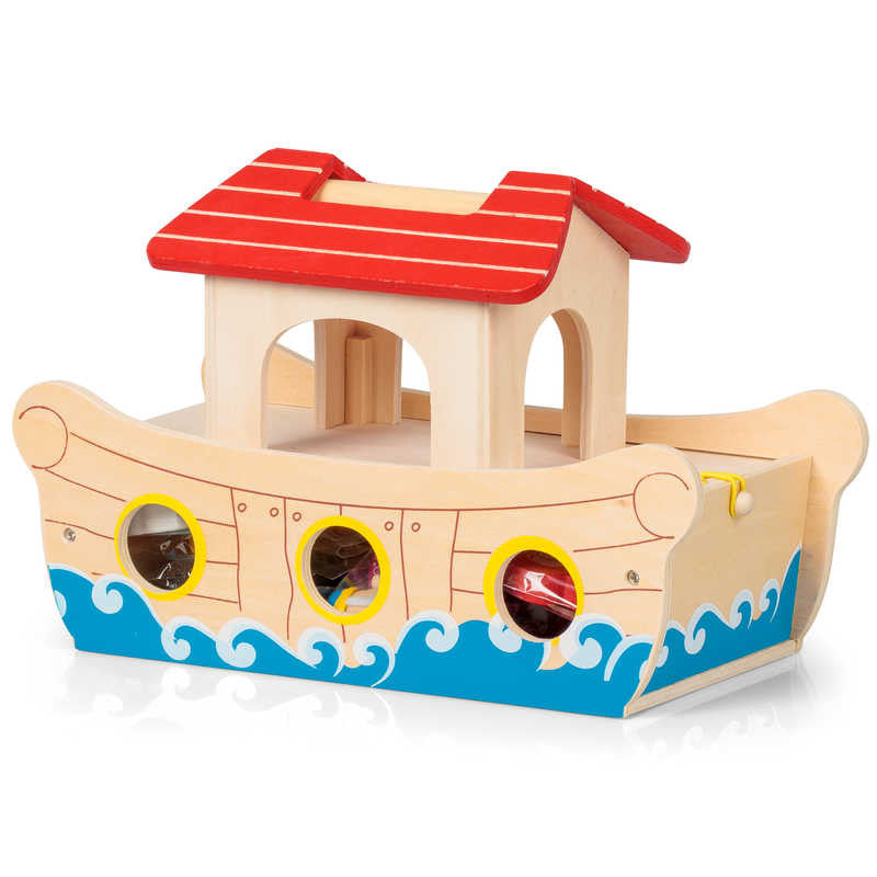 set de jeu arche de noe en bois tobar 