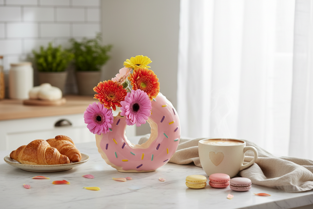 Vase Donut Flottant Bitten – Vase original