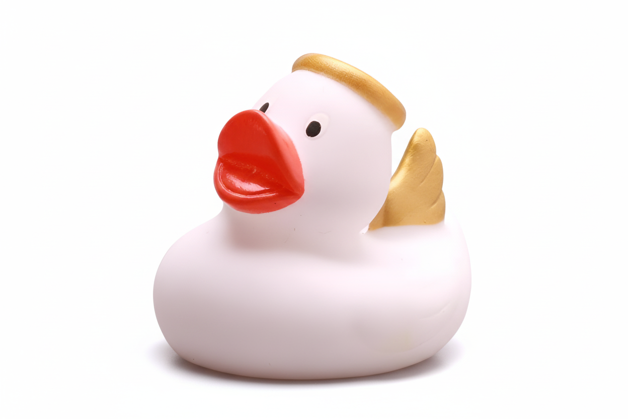 Weiße Engel Ente