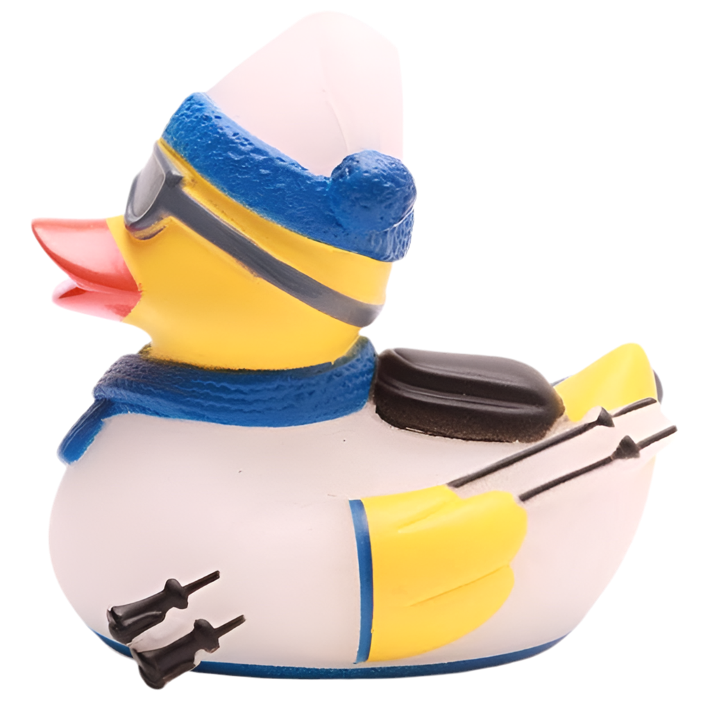 Canard Skieur Bleu Duckshop CoinCaillerie