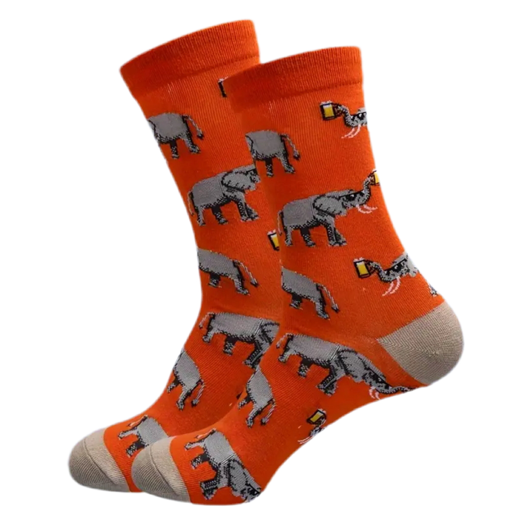 chaussettes elephants avec pintes mrcol