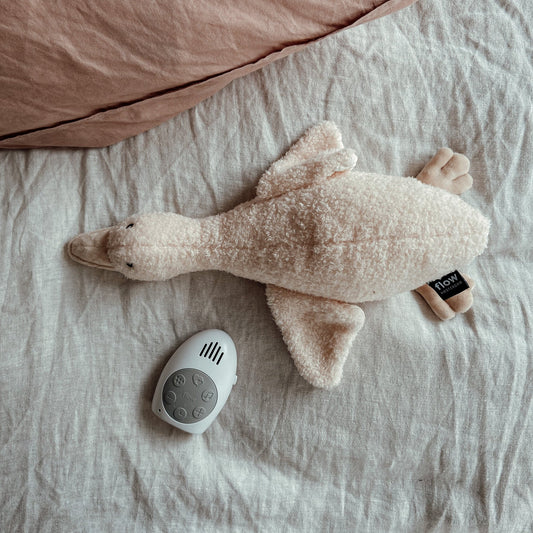 Ruído branco de pelúcia Liva, o Ganso