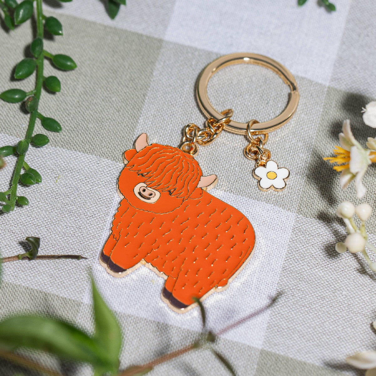 Schlüsselanhänger Hochlandrind