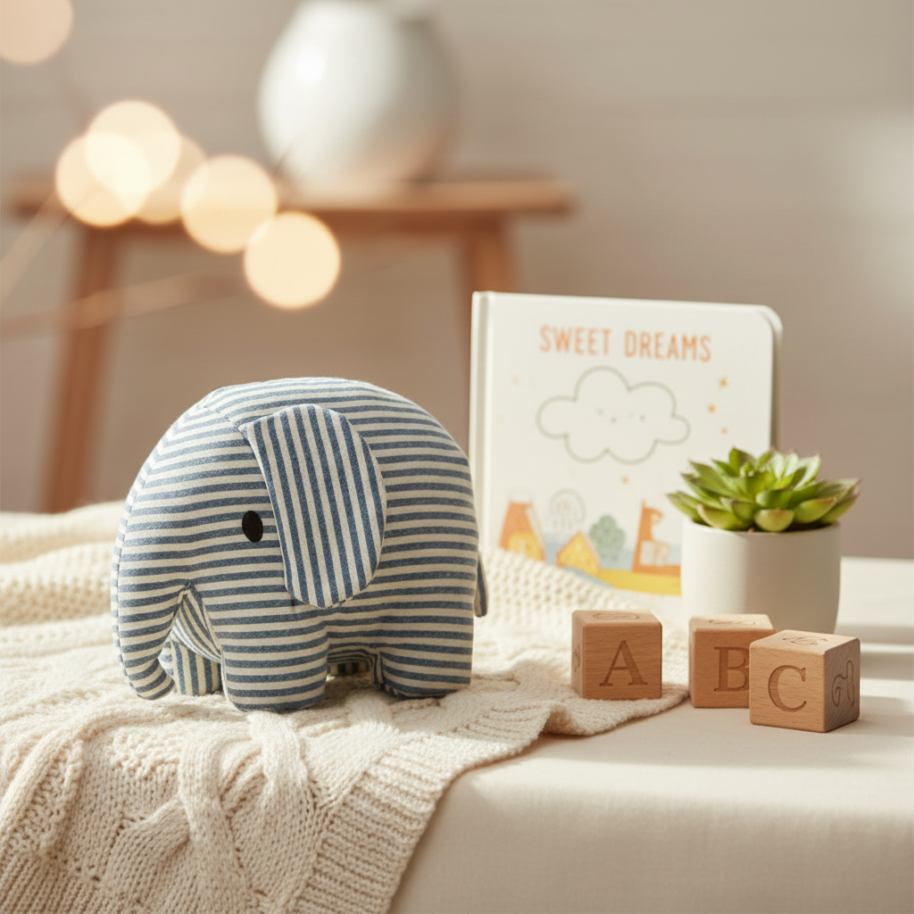 Elephant Denim Stripe 21cm 