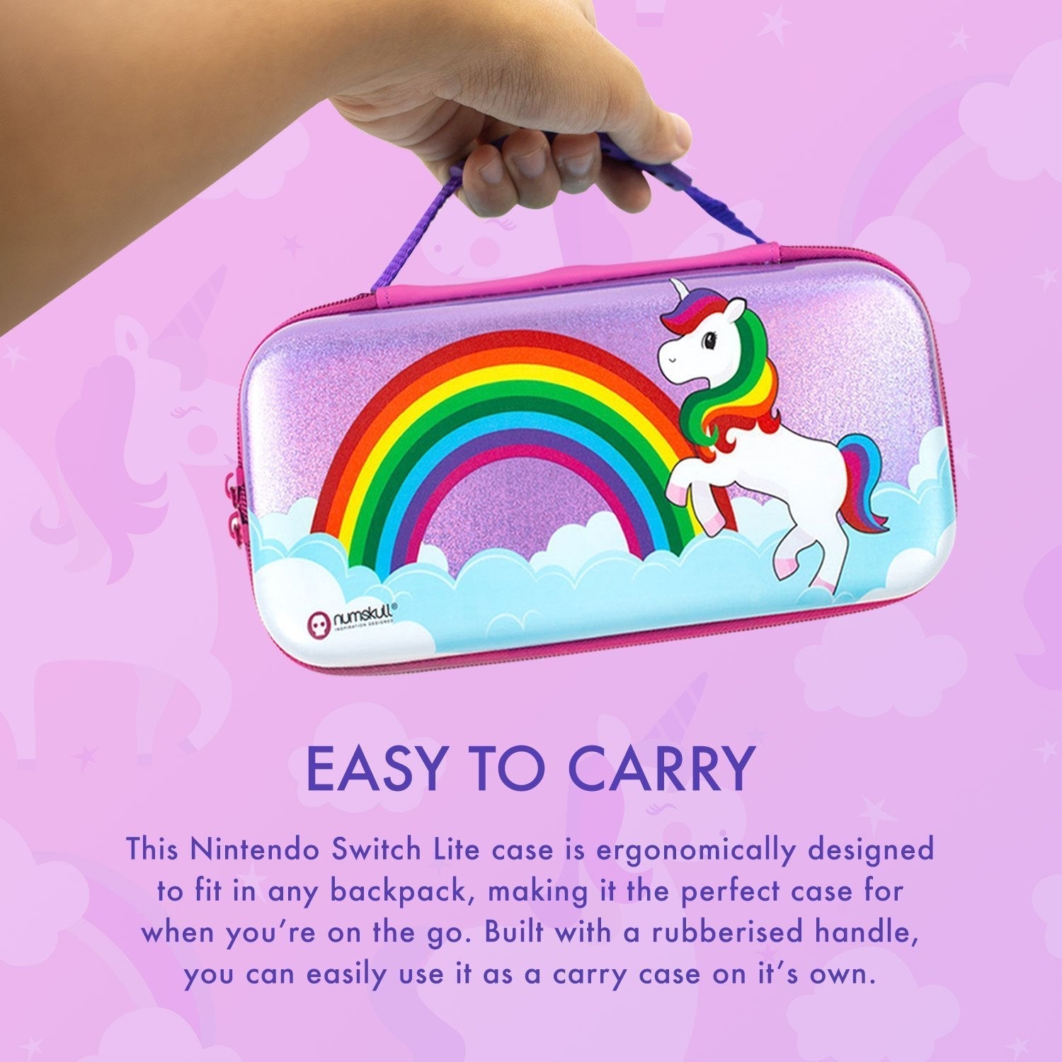 Étui Nintendo Switch Lite Licorne