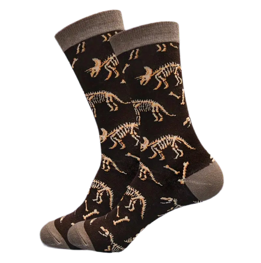 Chaussettes Squelette Dinosaure