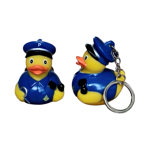 Porte-clés Canard Policier