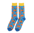 chaussettes poisson rouge