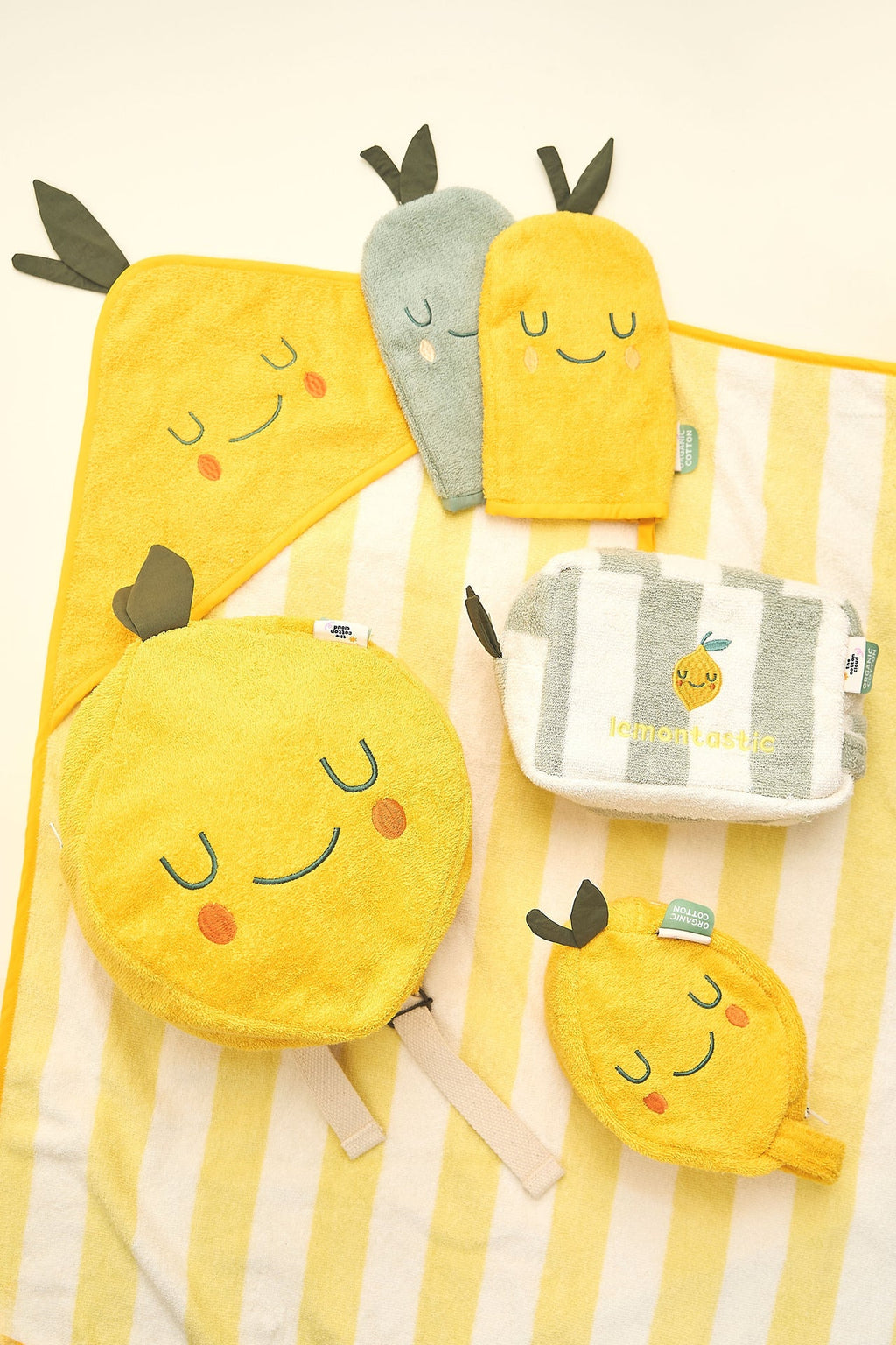 Trousse de toilette forme fruit Lola Citron