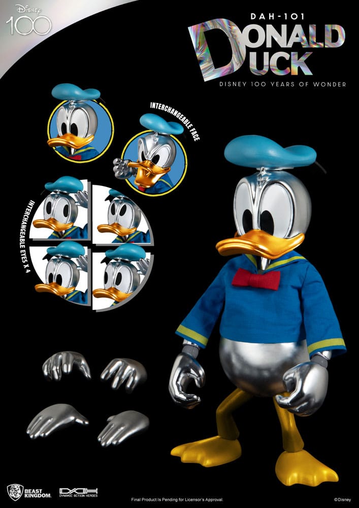 donald figurine dynamic action heroes beast kingdom 