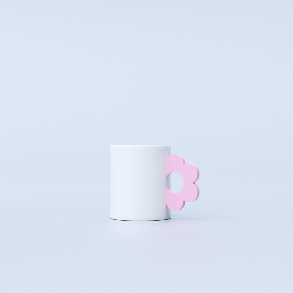 Mug Fleur rose