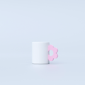 Mug Fleur rose