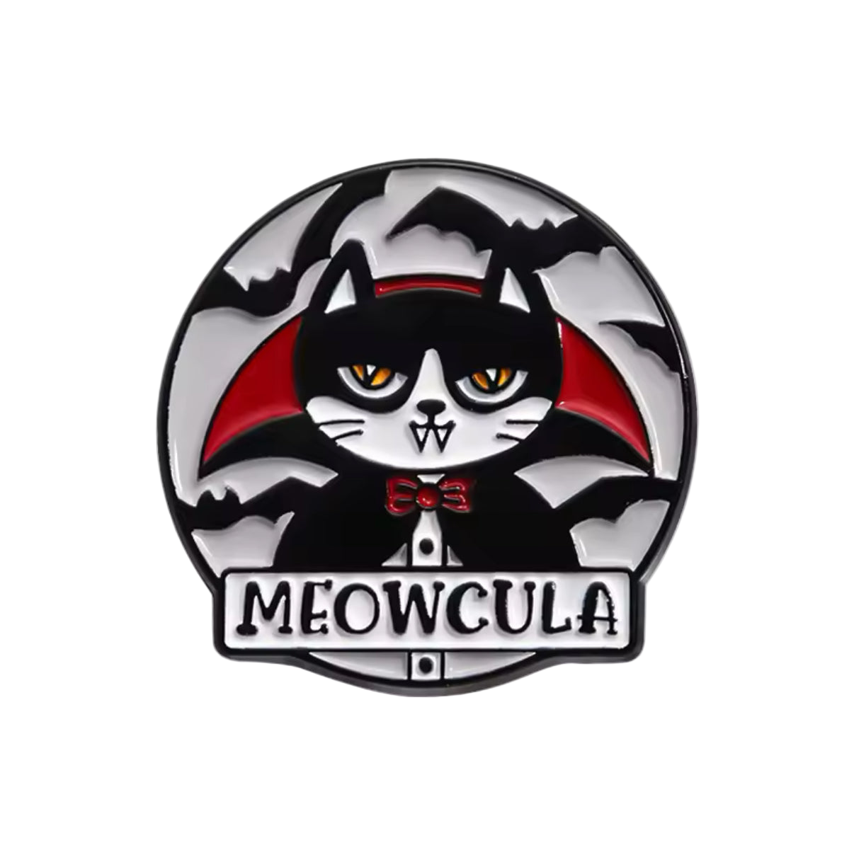 Meowcula Cat Pin