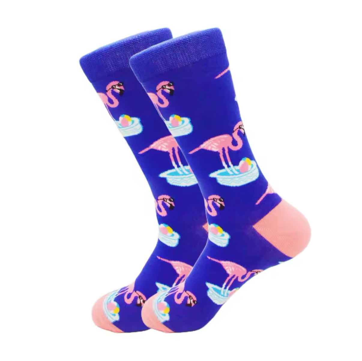 chaussettes flamant lunettes de soleil mrcol