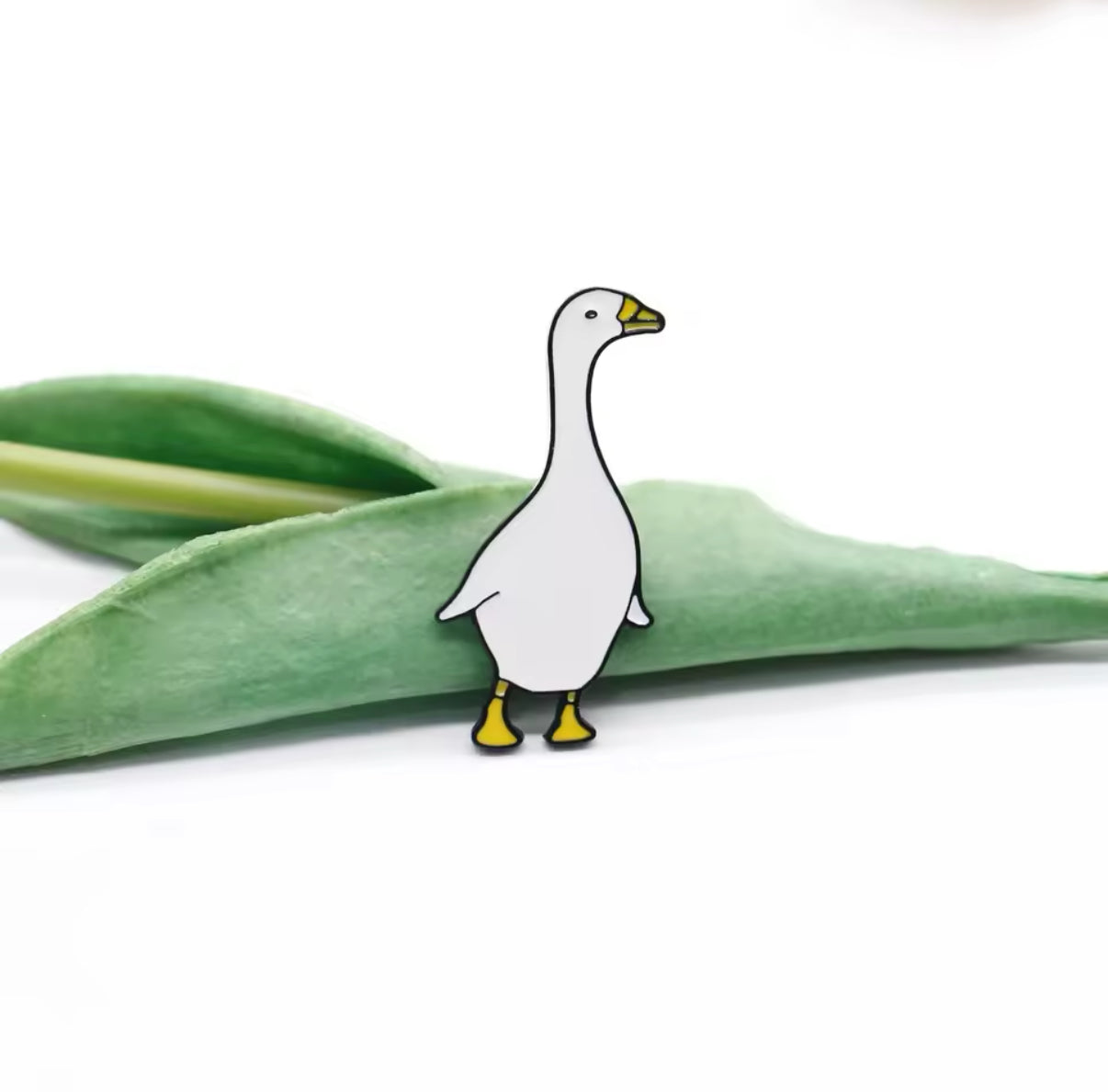 Photo produit - Pin's Grand Canard Blanc
