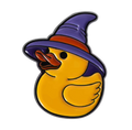 Photo produit - Pin’s Canard Jaune Sorcier