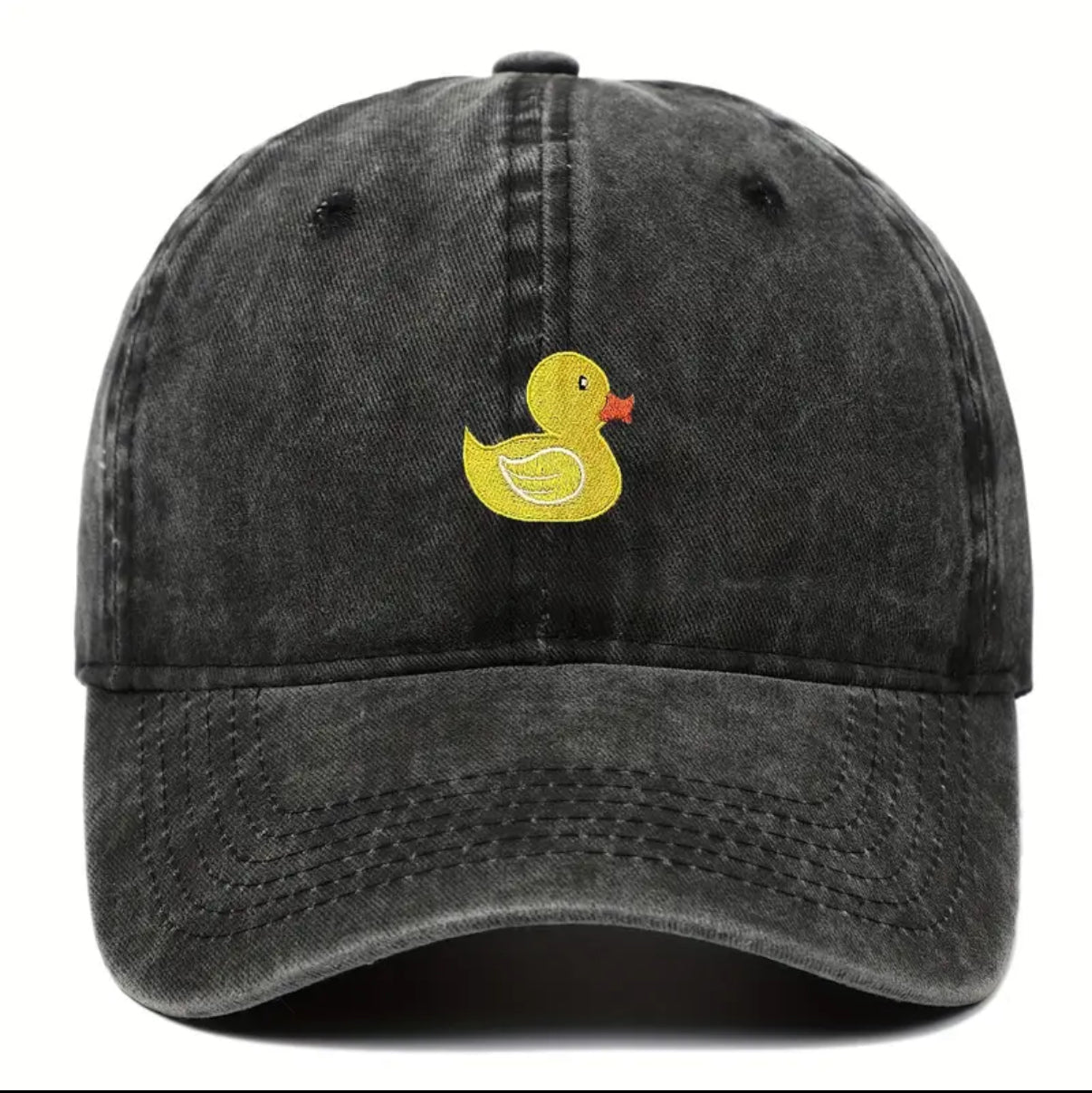 casquette delavee canard jaune brode mrcol CAP DUK 091 34819404