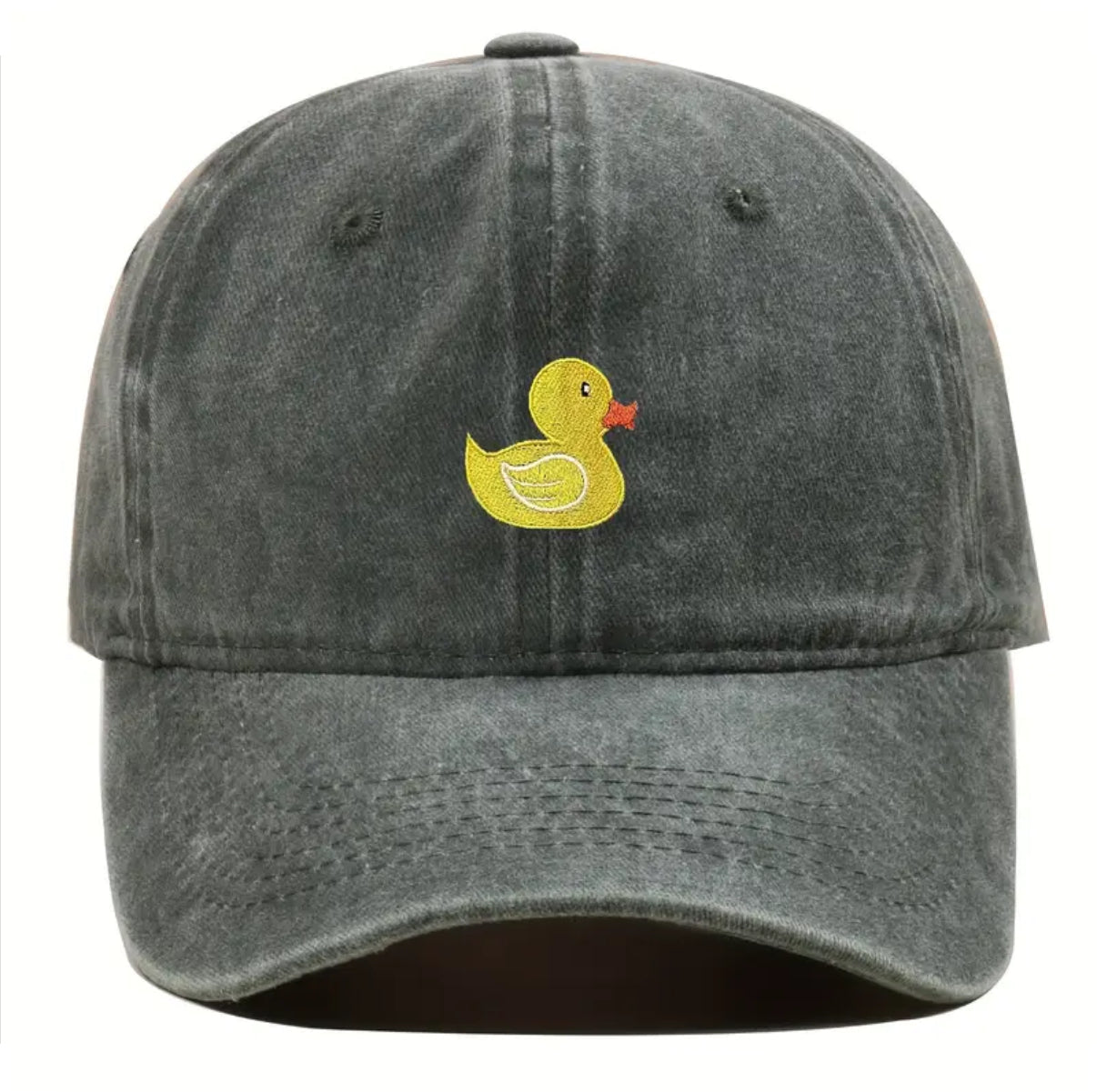 casquette delavee canard jaune brode mrcol CAP DUK 094 34983244