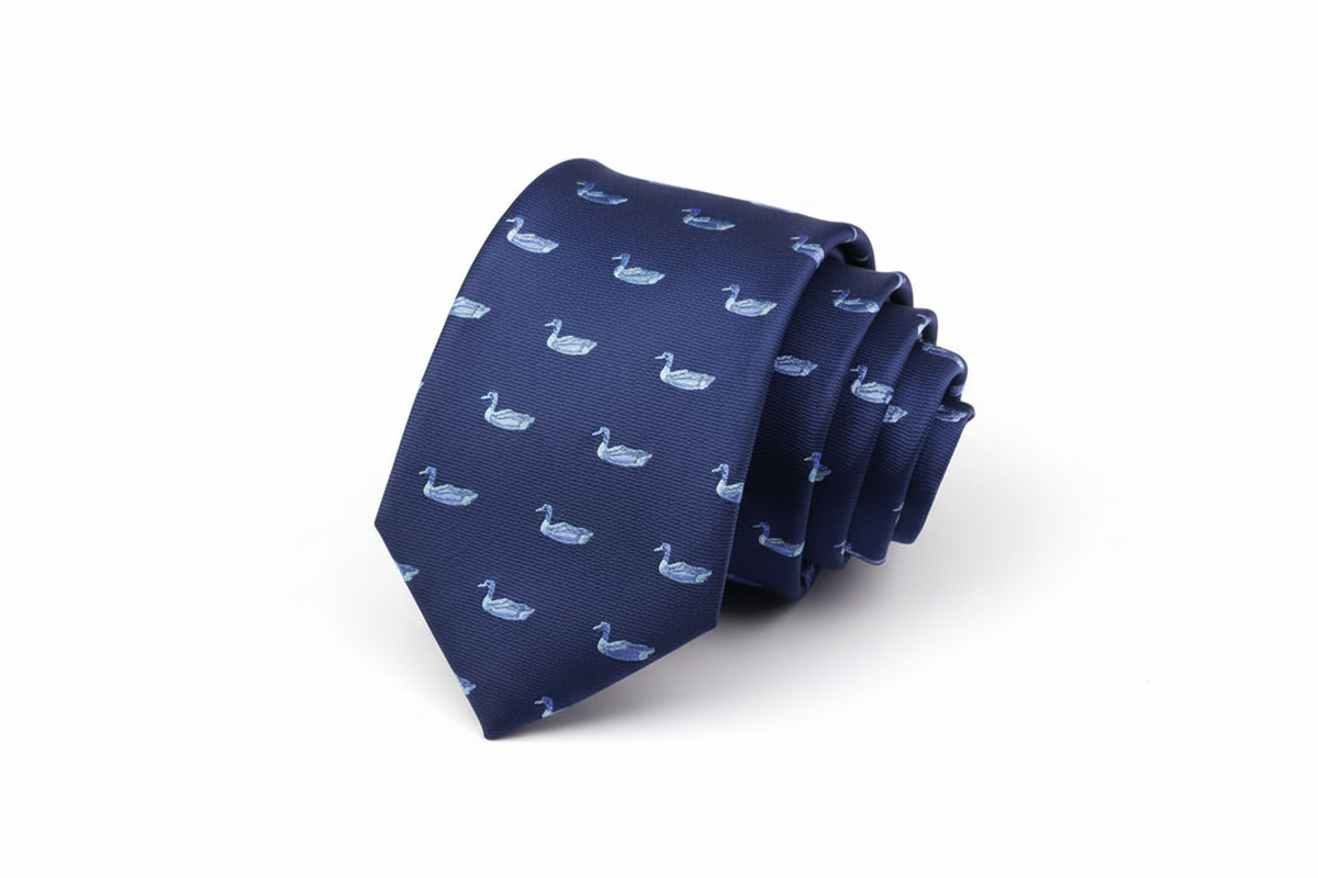 Cravate Canard Bleu – vue produit 1
