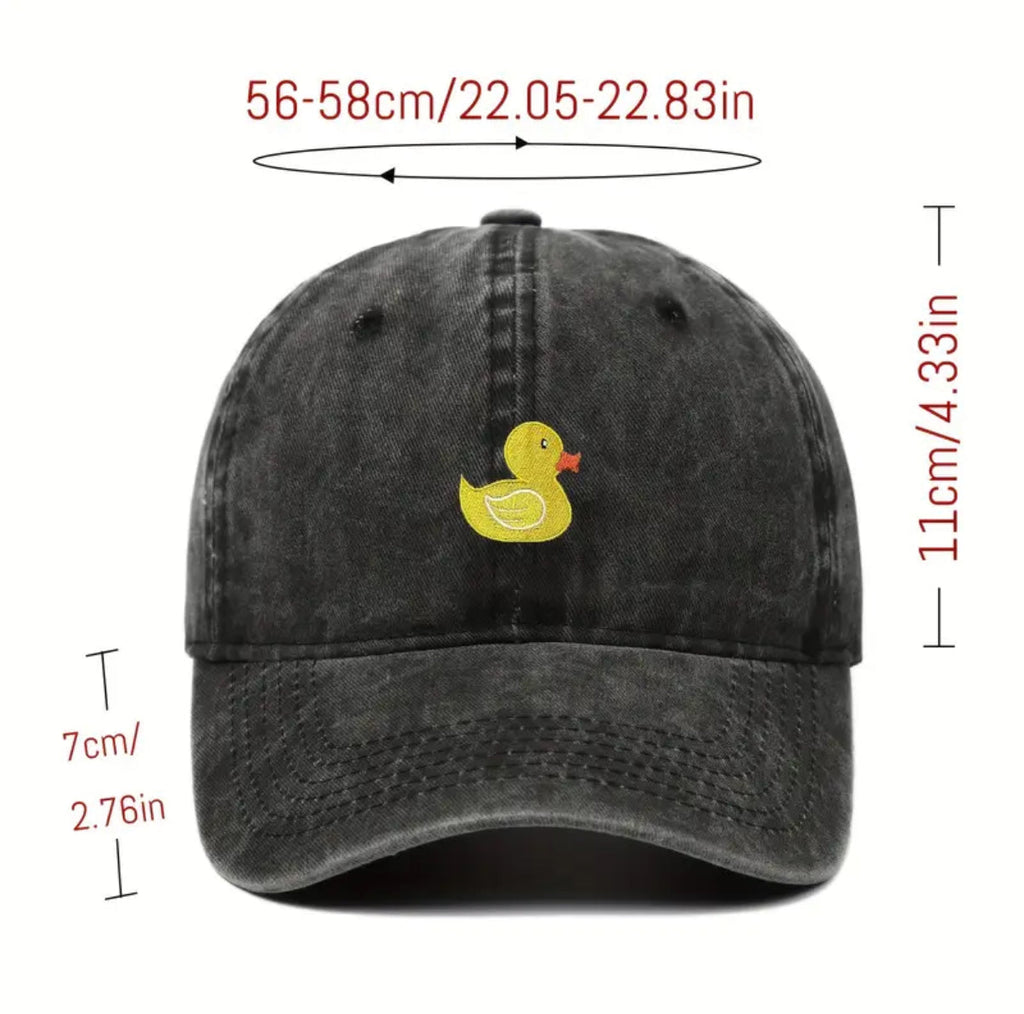 casquette delavee canard jaune brode mrcol CAP DUK 092 34622796
