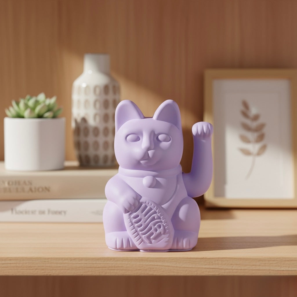 Chat Chanceux Lilas