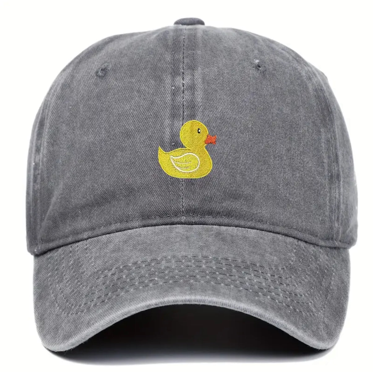 casquette delavee canard jaune brode mrcol CAP DUK 084 34491724