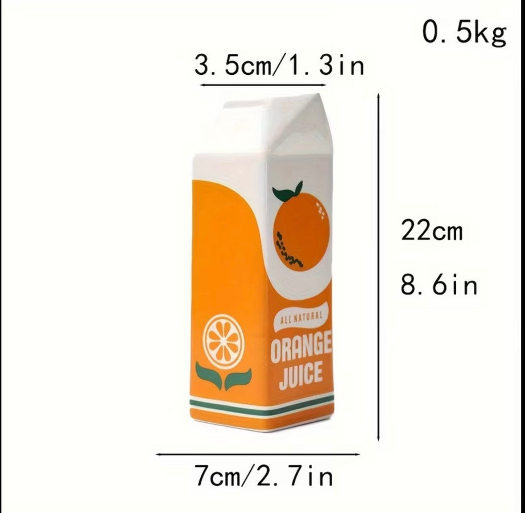 Vase Brique de Jus d’Orange