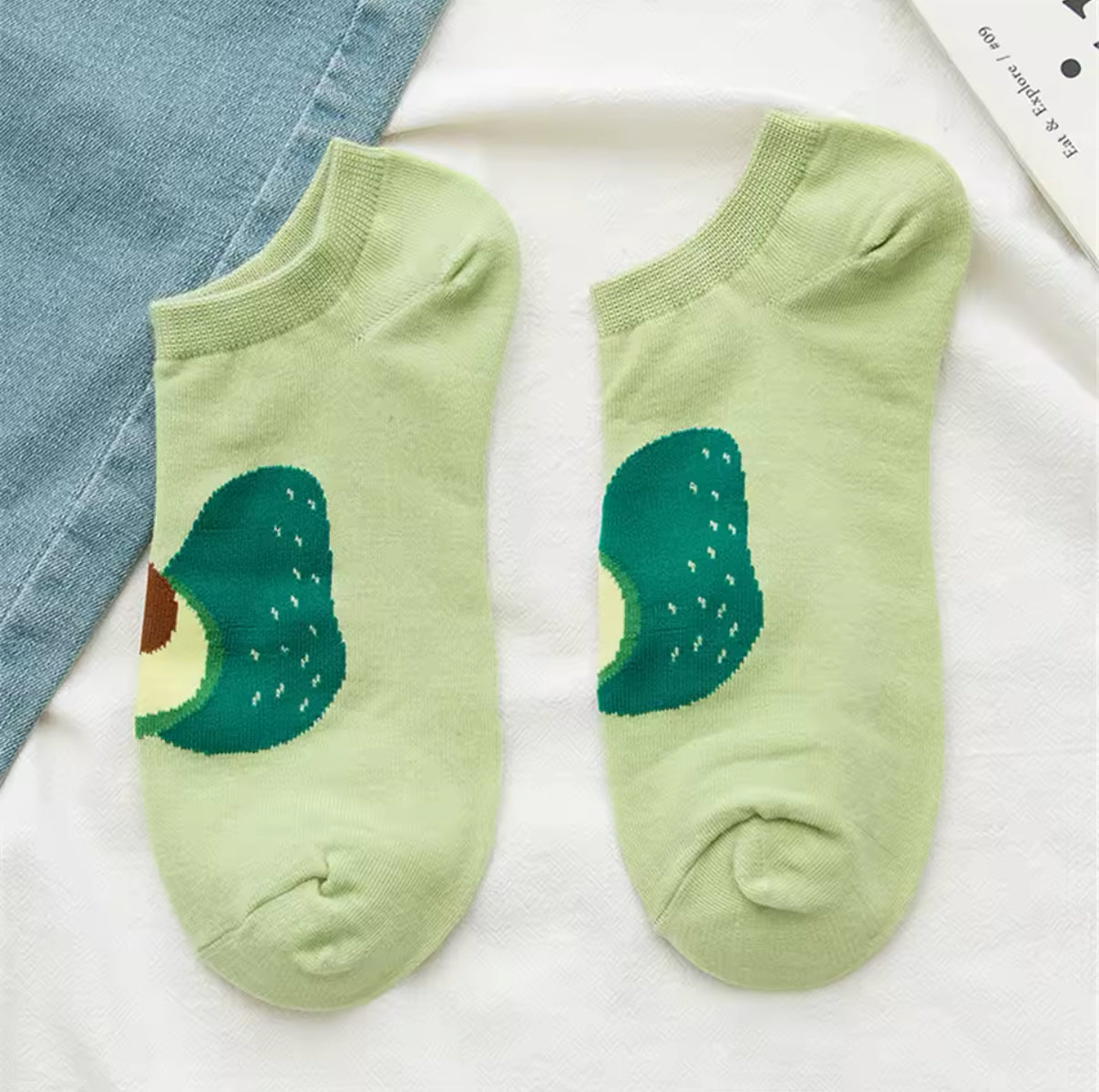 chaussettes courtes avocat SOXX FRU 032 06092364