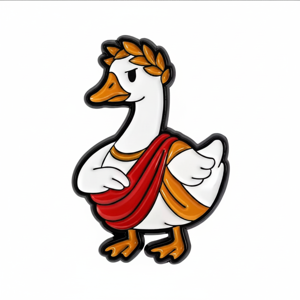 Photo produit - Pin’s Canard Jules César