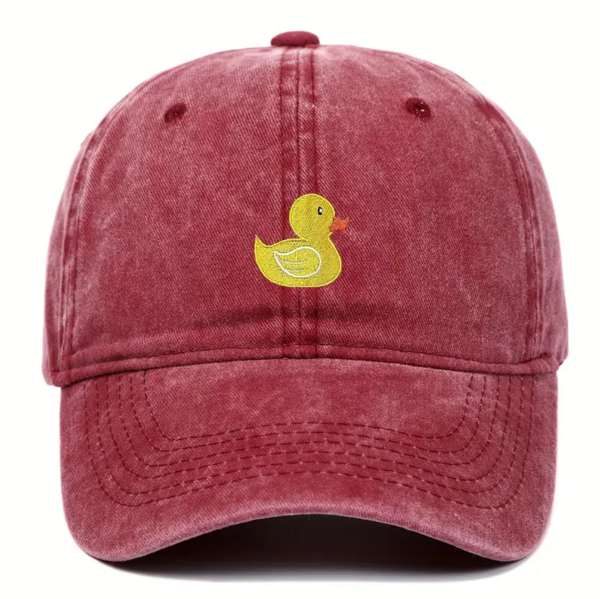 casquette delavee canard jaune brode mrcol CAP DUK 085 34524492