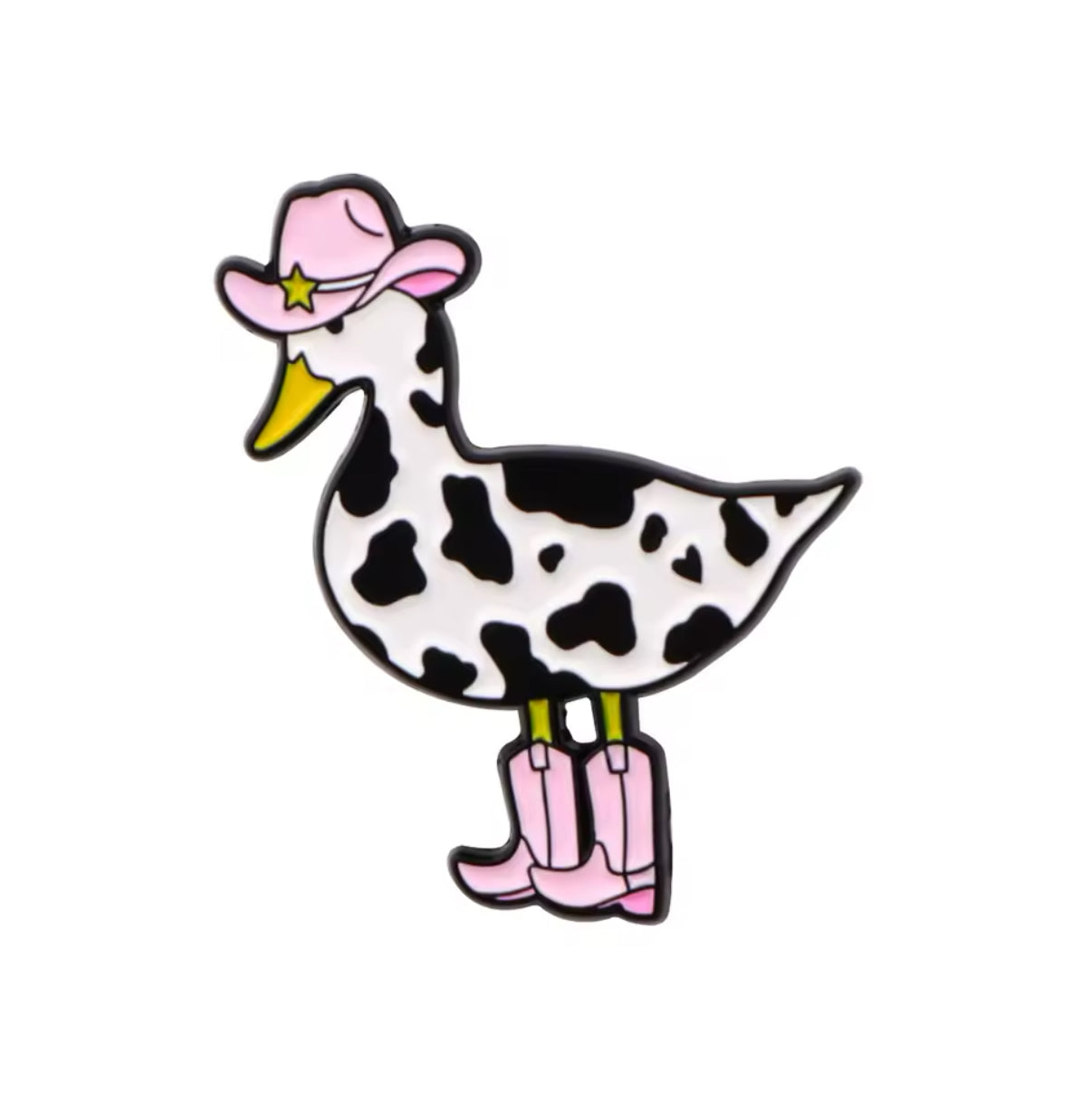 Cowgirl Duck pin